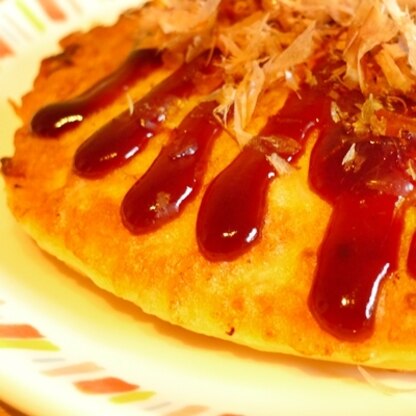 カリふわのお好み焼きに感激！大人２人子ども２人で３倍量作ったのですが、ボリューム満点でした♪マヨをきらしていたのが唯一の失敗　笑。また作りまーす。